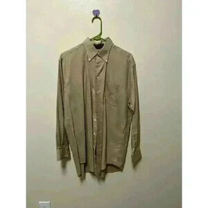Tan button down men’s